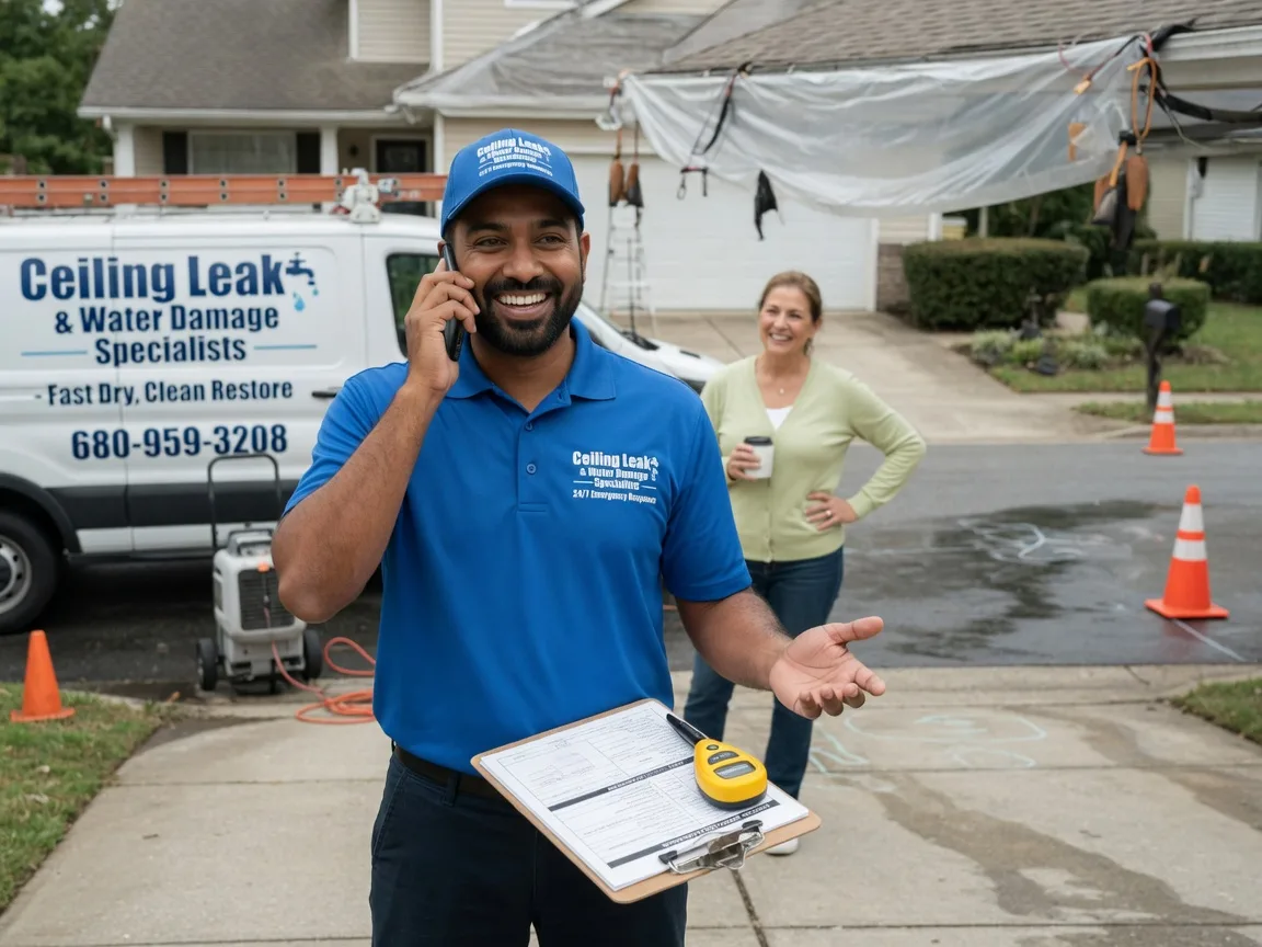 Ceiling Leak Cleanup Jeffrey City, WY FAQs